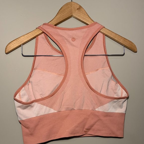 Pink Lululemon Sports Bra - Picture 2 of 4